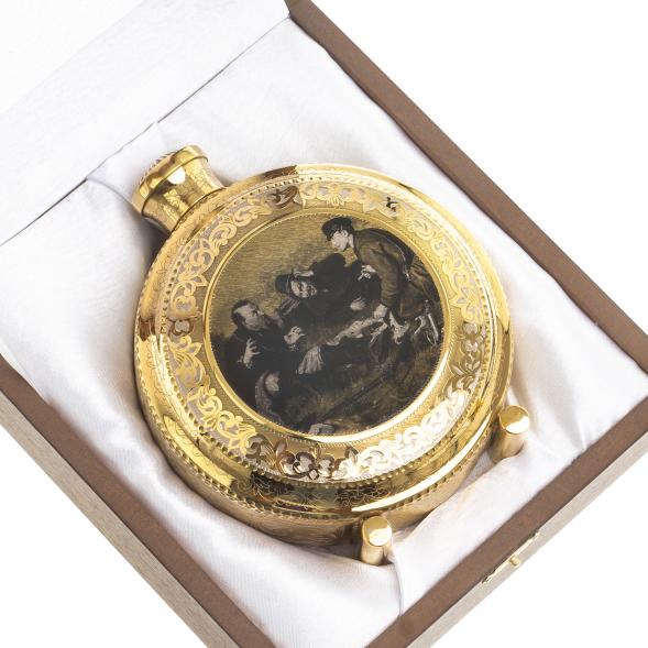 Фляжка &amp;quot;Охотники&amp;quot; Златоуст 123276