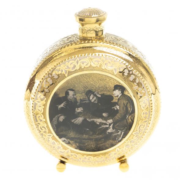 Фляжка &amp;quot;Охотники&amp;quot; Златоуст 123276