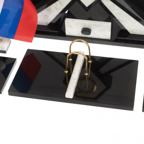 Настольный набор &amp;quot;Герб&amp;quot; из мрамора 126823