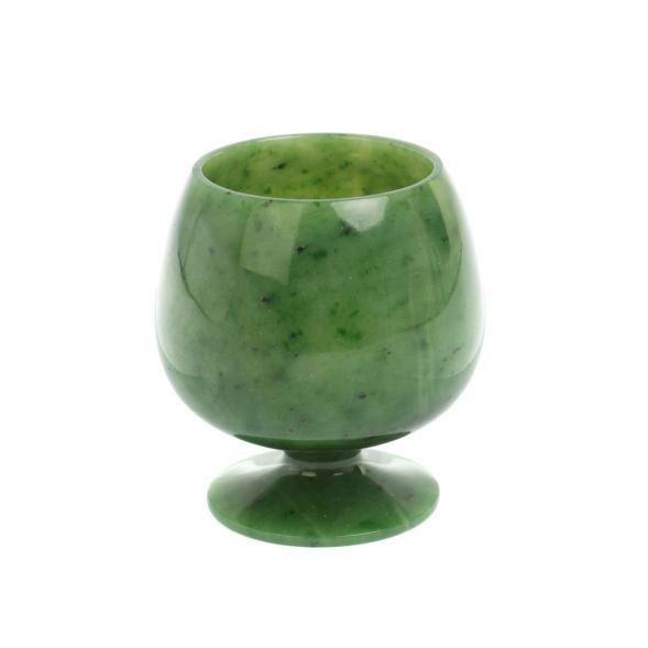 Коньячный бокал из нефрита 280 мл 8,5х8,5х9 см 127294