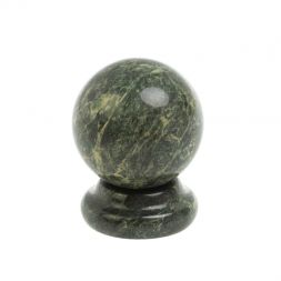 Подставка под шар из шабровского змеевика  3,7х3,7х1,5 см