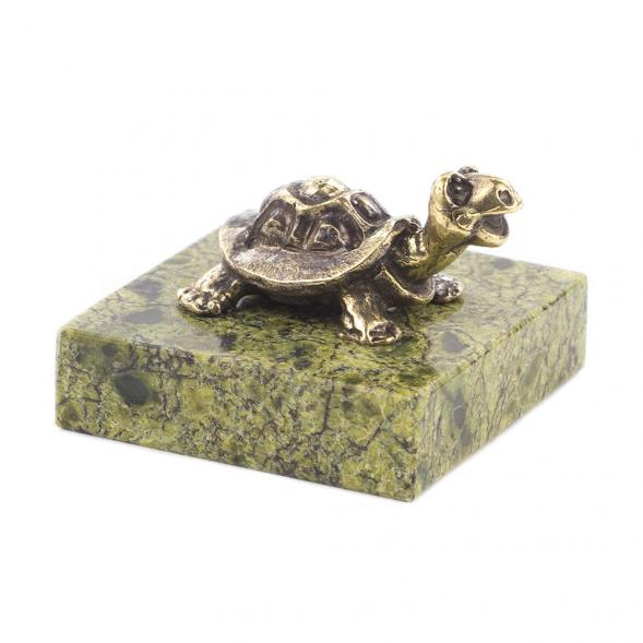Статуэтка &amp;quot;Черепашка&amp;quot; из бронзы и змеевика 119830