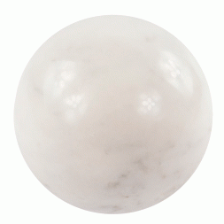 Шар из натурального белого мрамора 10,5 см