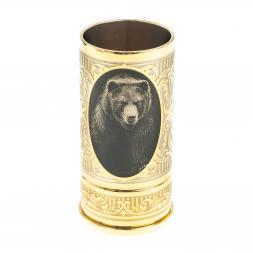Стопка гильза &amp;quot;Медведь&amp;quot; 40 мл Златоуст