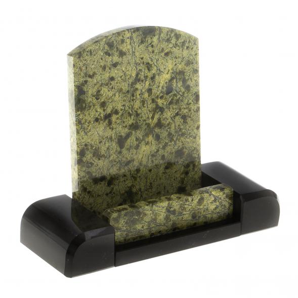 Письменный набор &amp;quot;Орел&amp;quot; из змеевика с бюваром и лотком для бумаг А4 124569