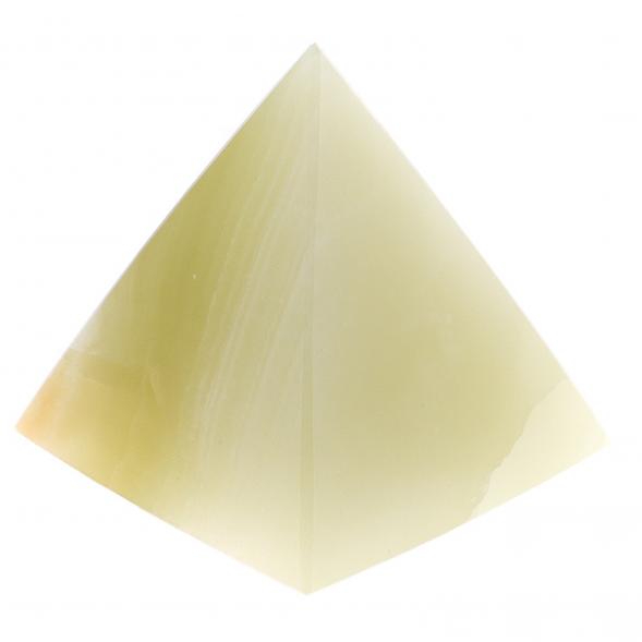 Пирамида из светло-зеленого оникса 5х5х5,6 см (2) 125618