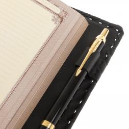 Подарочный набор &amp;quot;Держава&amp;quot; обложка для паспорта, ежедневник и ручка Parker