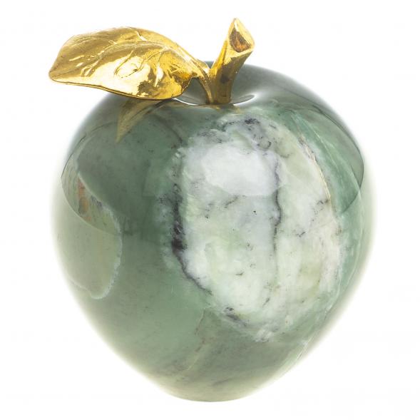 Сувенир &amp;quot;Яблоко&amp;quot; среднее камень офиокальцит 6,5х8 см 123917