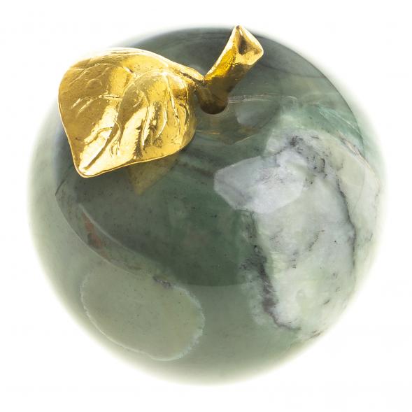 Сувенир &amp;quot;Яблоко&amp;quot; среднее камень офиокальцит 6,5х8 см 123917