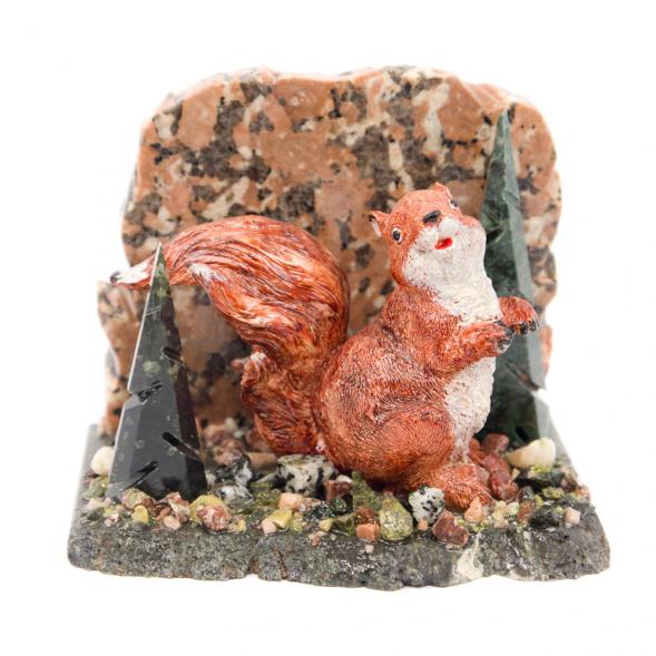 Сувенир &amp;quot;Белка большая&amp;quot; змеевик 116571