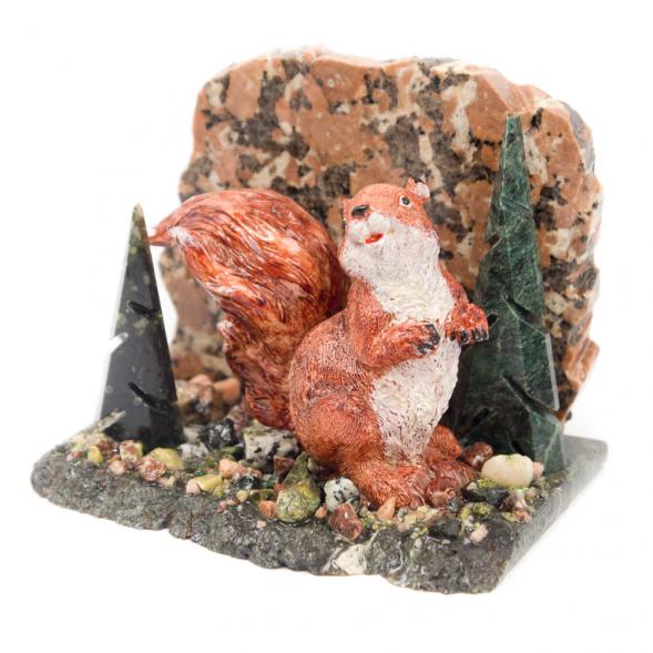 Сувенир &amp;quot;Белка большая&amp;quot; змеевик 116571