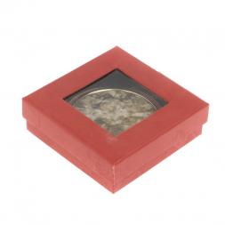 Зеркало карманное круглое из камня жельбертит цвет золото