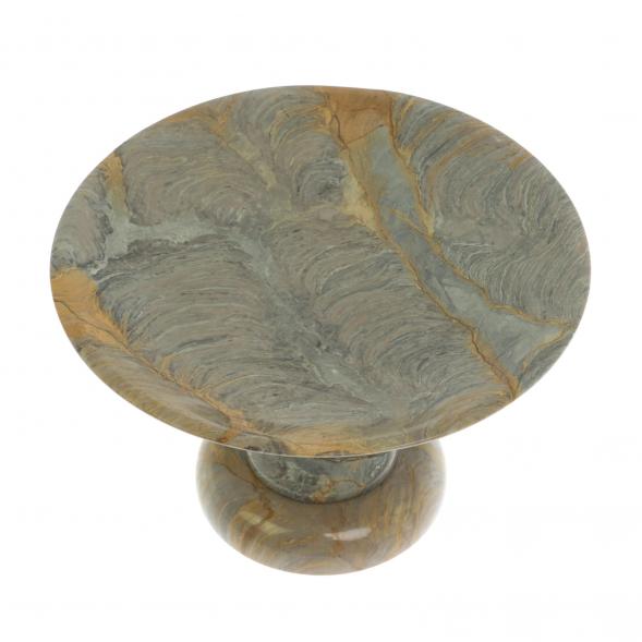 Ваза для фруктов из рифейского мрамора 19х19х12,5 129417