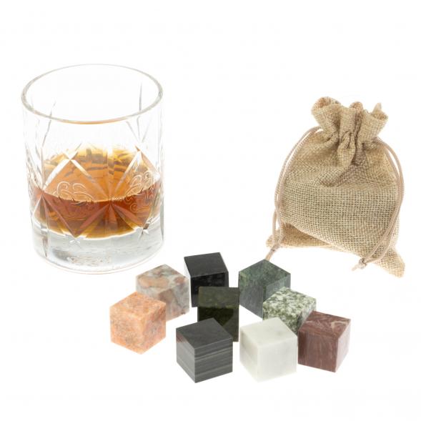 Набор камней микс для охлаждения виски 9 кубиков 121614