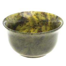 Пиала чайная из камня нефрит 8х8х4 см