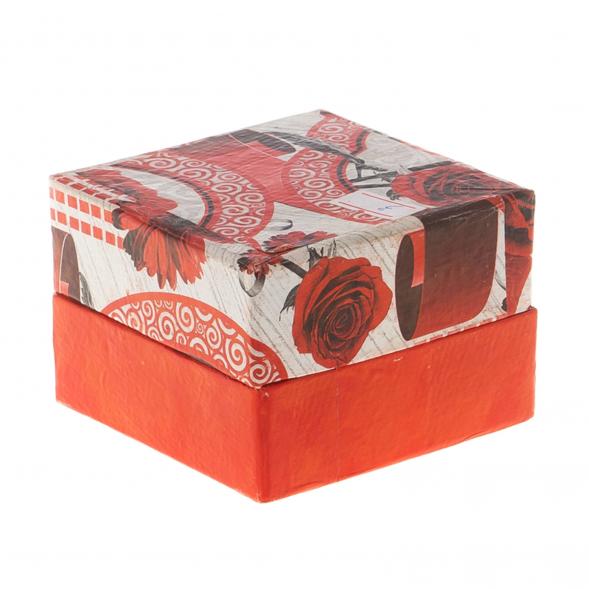 Шкатулка &amp;quot;Круглая&amp;quot; из оникса зелено-коричневая 7,6х5 см (3) 124643