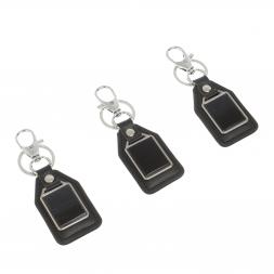 Брелок для ключей с накладкой из соколиного глаза