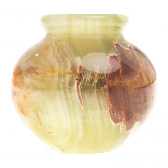Ваза из камня оникс 6,5х5,5 см 50 мл (2,5) 123920