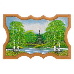 Панно прямоугольное "Лето" 18х12 см