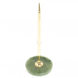 Подставка под ручку из нефрита 7х7х21 см