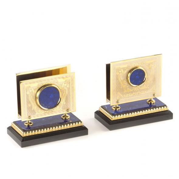 Письменный набор &amp;quot;Сенатор&amp;quot; камень лазурит 9 предметов 121238