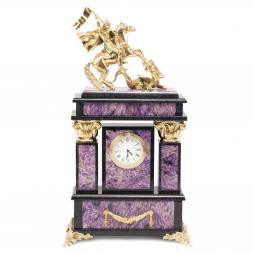 Часы &amp;quot;Георгий Победоносец&amp;quot; чароит