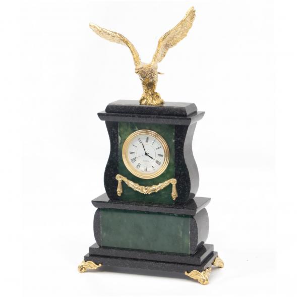 Часы &amp;quot;Орел&amp;quot; нефрит бронза 116647