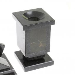 Письменный набор "Герб России" из нефрита с настольным ковриком