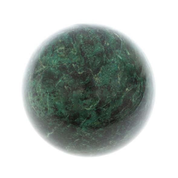 Шар из шабровского змеевика 11,5 см 128920