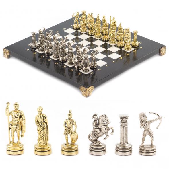 Шахматы &amp;quot;Лучники&amp;quot; доска 28х28 см мрамор 119371