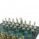 Шахматы &amp;quot;Древний Рим&amp;quot; доска 44х44 см из змеевика 128244