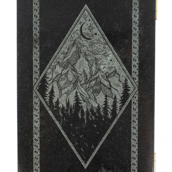 Нарды с гравировкой &amp;quot;Холмы / Роза ветров&amp;quot; камень гранит 128326