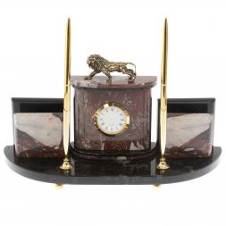 Настольный прибор &amp;quot;Лев&amp;quot; из креноида