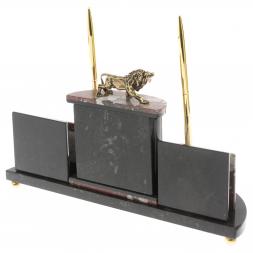 Настольный прибор &amp;quot;Лев&amp;quot; из креноида