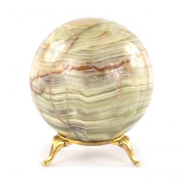Шар из натурального оникса 7,6 см (3) 121676