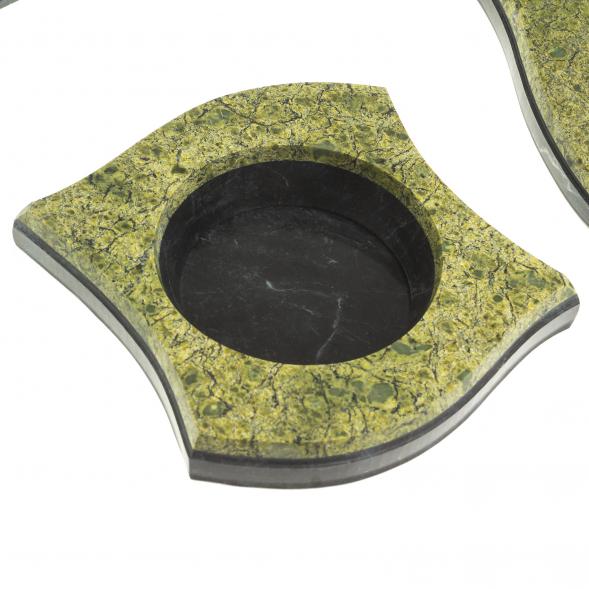 Настольный письменный набор камень змеевик 113438