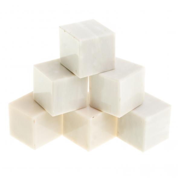 Камни для охлаждения виски набор 6 кубиков мрамор газганский 123475