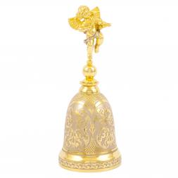 Колокольчик металлический "Ангел со скрипкой" в подарочной упаковке Златоуст