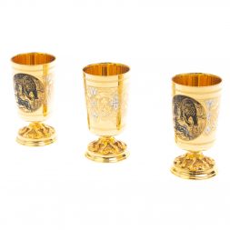 Набор рюмок "Охота на медведя" 100 мл 3 шт Златоуст
