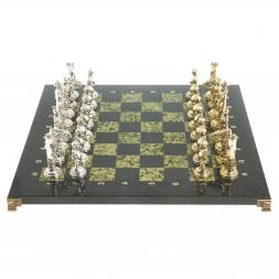 Шахматы &amp;quot;Дон Кихот&amp;quot; доска 40х40 см камень змеевик