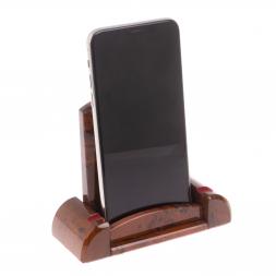 Подставка для телефона из коричневого обсидиана