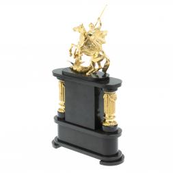 Часы &amp;quot;Георгий Победоносец&amp;quot; камень родонит