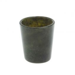 Набор стопок 2 шт &amp;quot;На посошок&amp;quot; из нефрита 30 мл 4х4х4,5 см