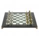 Шахматы подарочные &amp;quot;Рыцари&amp;quot; доска 36х36 мрамор змеевик 128162