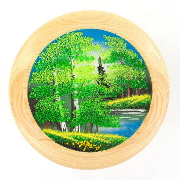 Тарелка декоративная &amp;quot;Лето&amp;quot; 20 см каменная крошка 119568