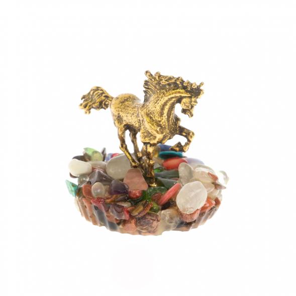 Статуэтка &amp;quot;Лошадь&amp;quot; на самоцветах 129962