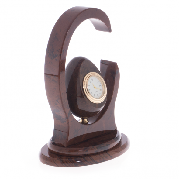 Часы &amp;quot;Арка&amp;quot; камень обсидиан 121972