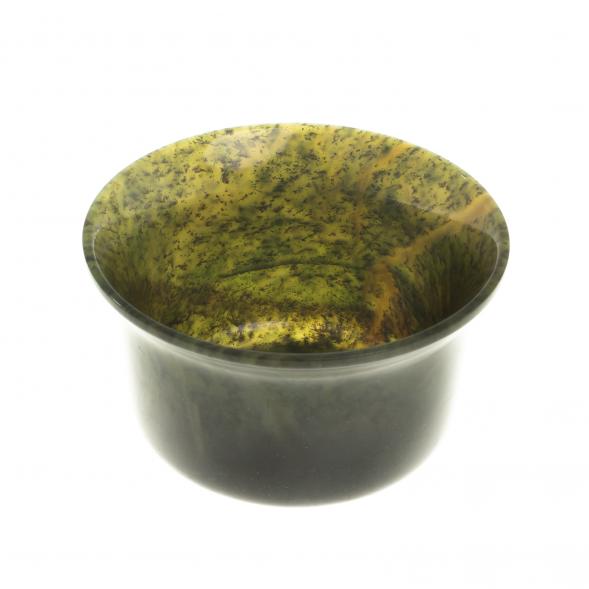 Пиала из камня нефрит 9,8х9,8х6 см 124264