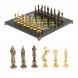 Шахматы &amp;quot;Ренессанс&amp;quot; доска 36х36 см змеевик фигуры цвет бронза-золото 124879