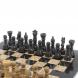 Шахматы &amp;quot;Игрок&amp;quot; доска 38х38 см из черного мрамора и ракушечника 127065